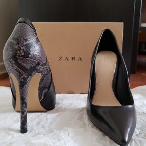 Zara black heels